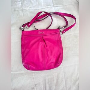 Pink Coach Hobo Bag